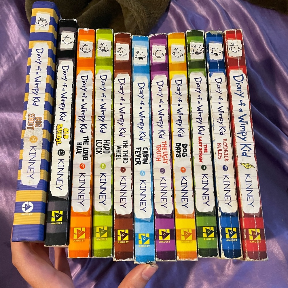Dairy of a wimpy  kid books